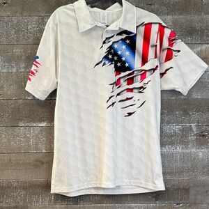 Men's USA Polo Golf Shirt